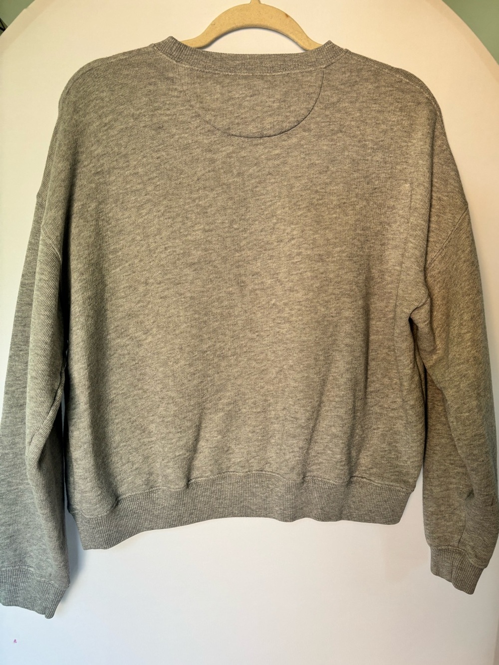 American Eagle Outfitters Light Gray Crewneck Sweatshirt - Picture 5 of 6